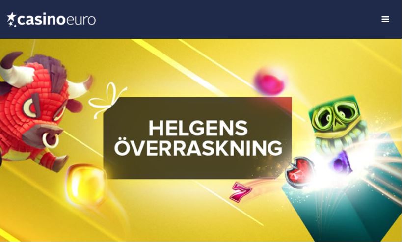 helgens gratissnurr på casinoeuro