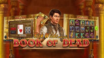 Banner för book of dead casino