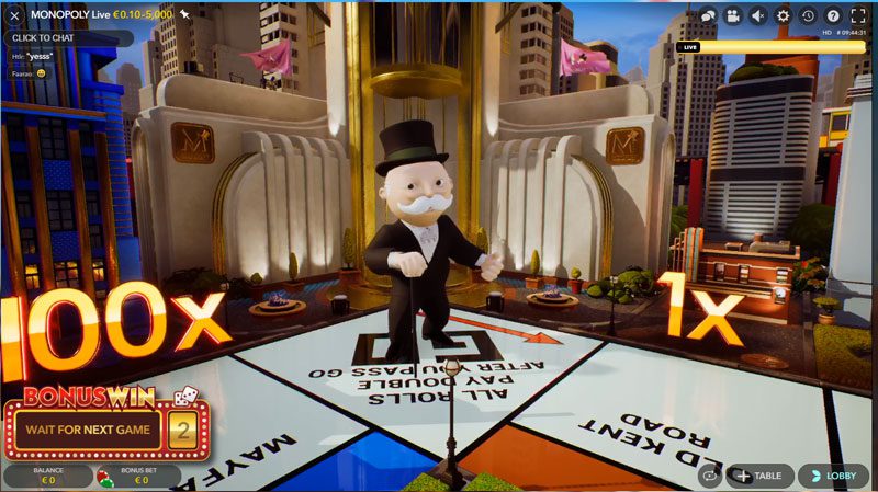 Spela monopoly live casino online