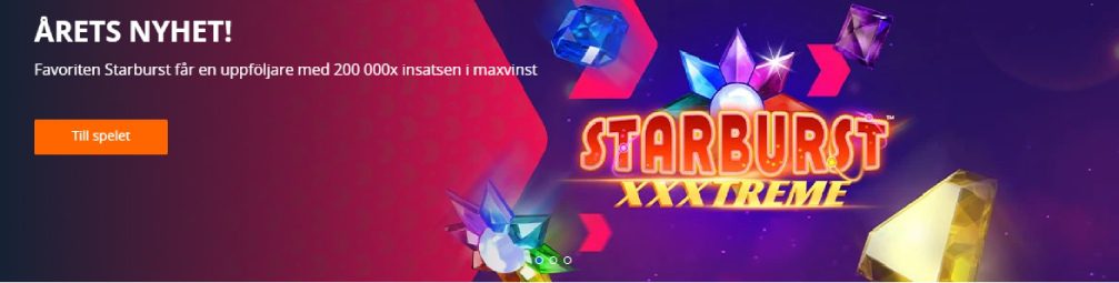 Betsson casinospel starburst XXXtreme