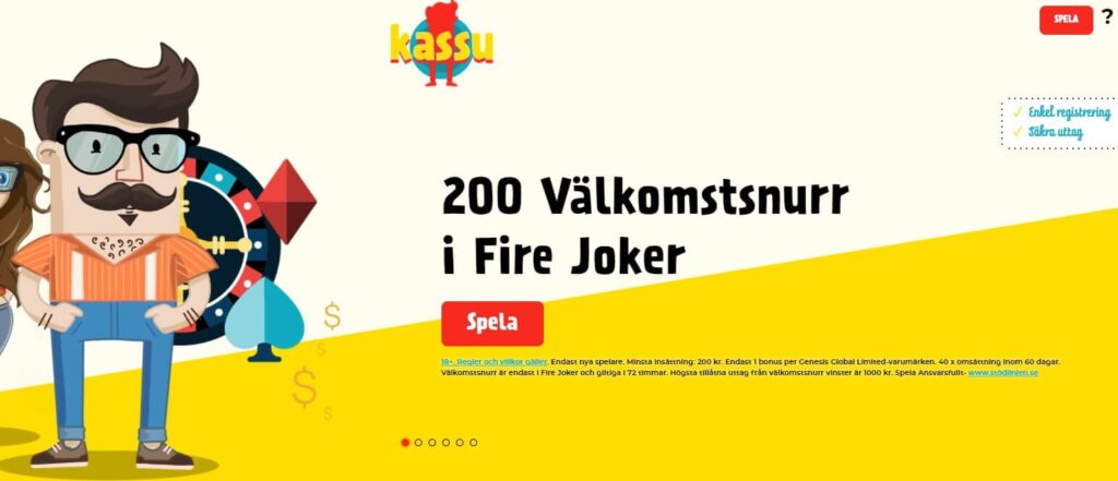 Kassu casino välkomstbonus