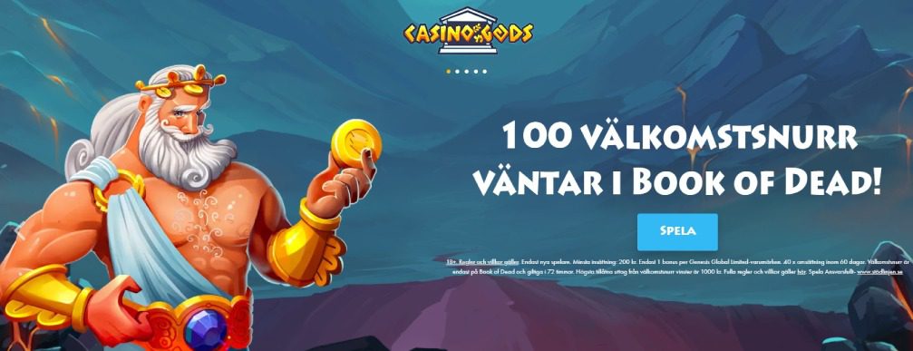 Casino Gods välkomstsnurr