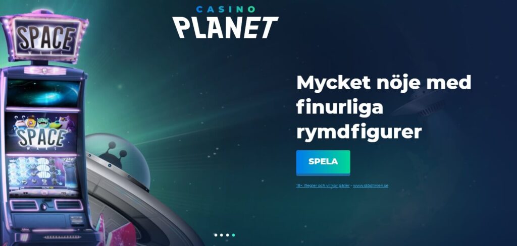 Casino Planet hemsida