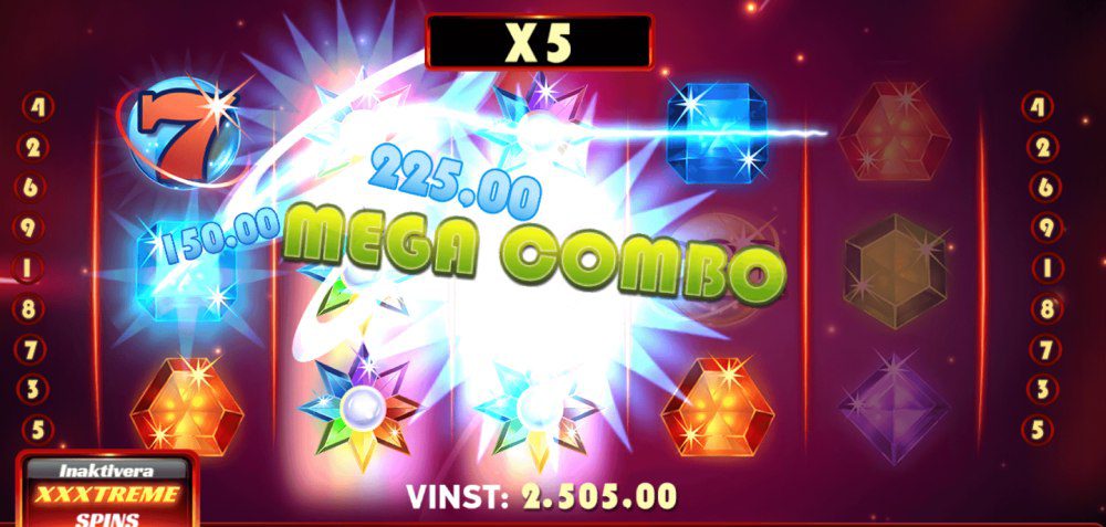 Starburst XXXtreme mega combo vinn