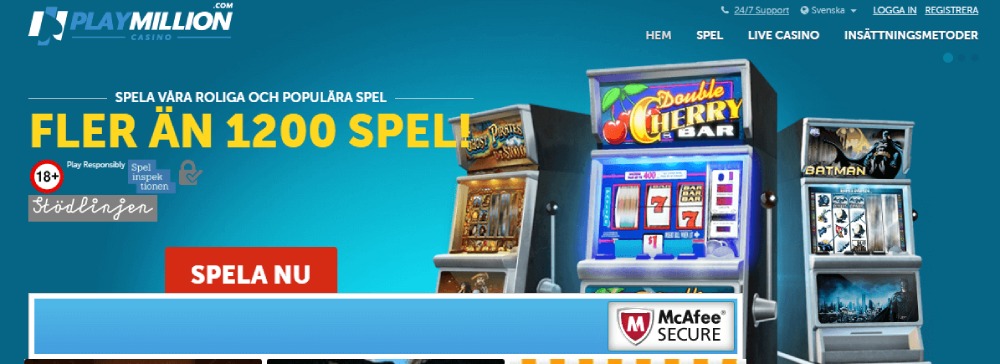 Playmillion casino hemsida