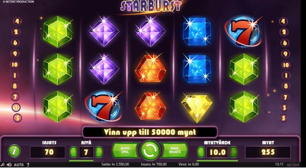 starburst casinospel 
