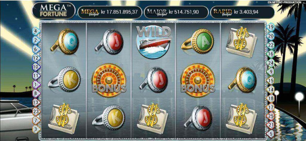 Mega fortune slots bonus symbol