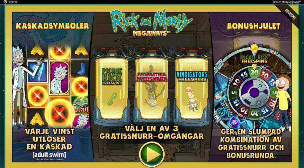 rick and morty slots online