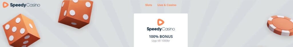 SpeedyCasino välkomstbonus