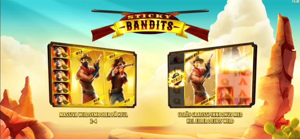 sticky bandits casinospel på nätet