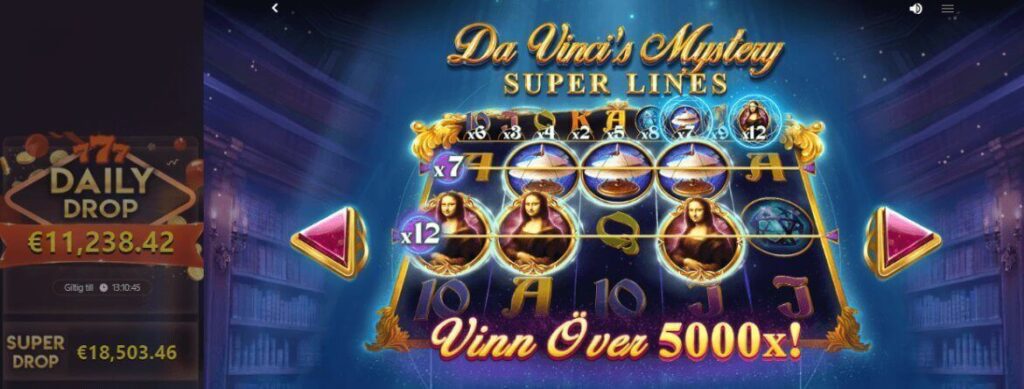 Da Vincis mystery slots online 