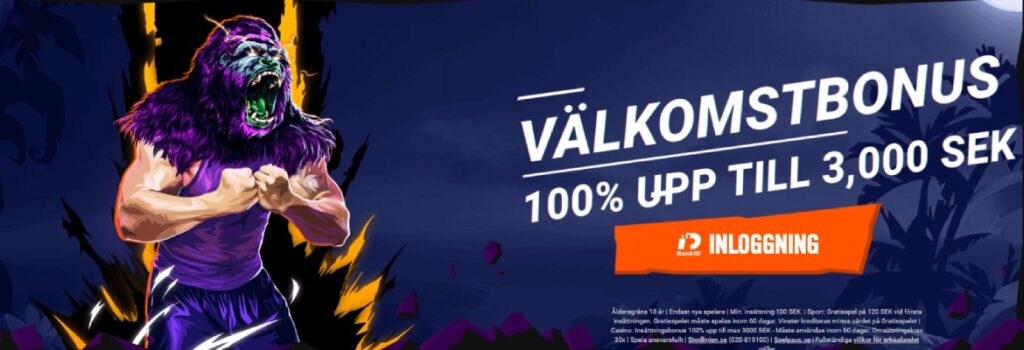 Betinia välkomstbonus casino