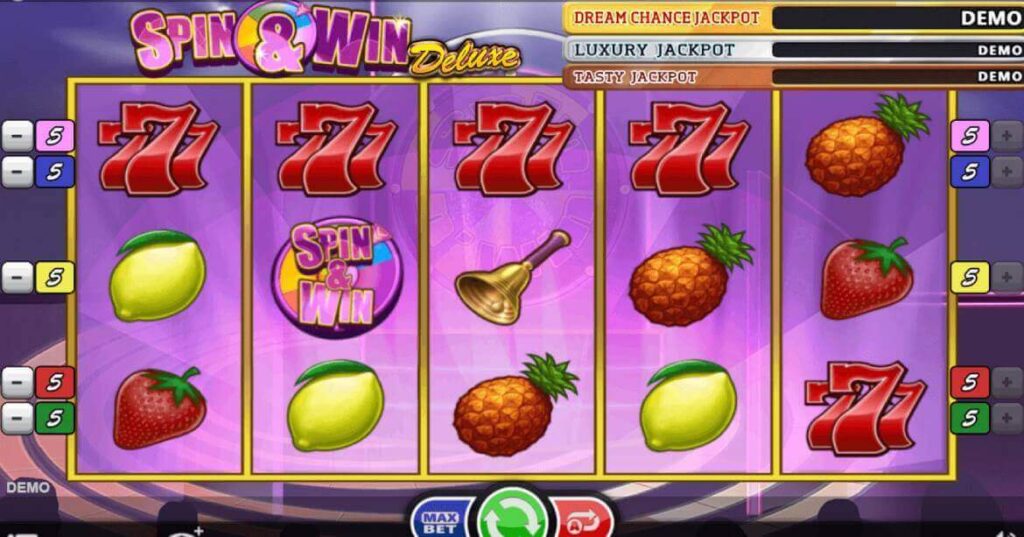 Spin & wind slots med många jackpottar